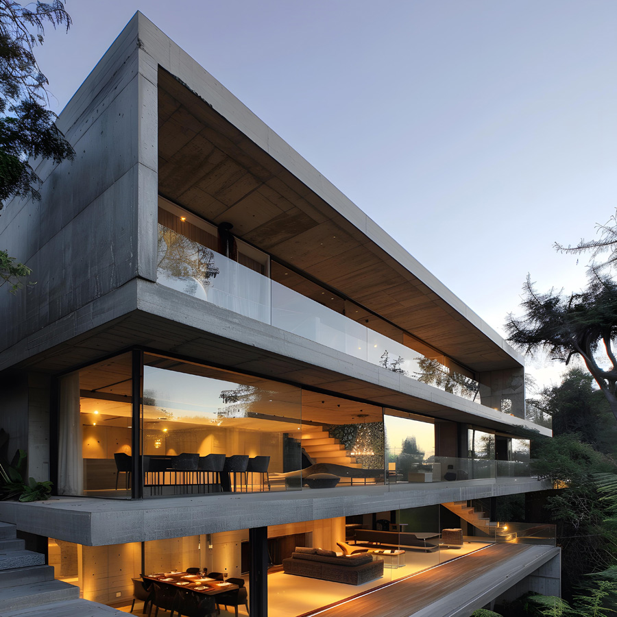 Creative Hotel Building Curtain Wall Project