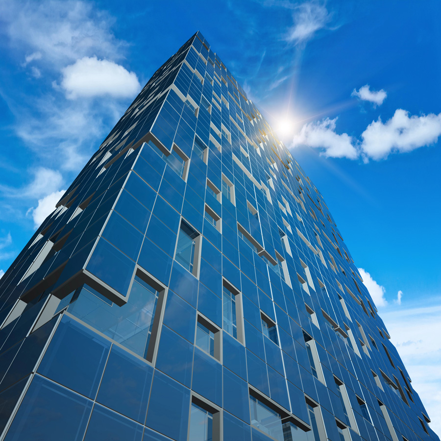 High-rise Commercial Office Building Glass Curtain Wall Project