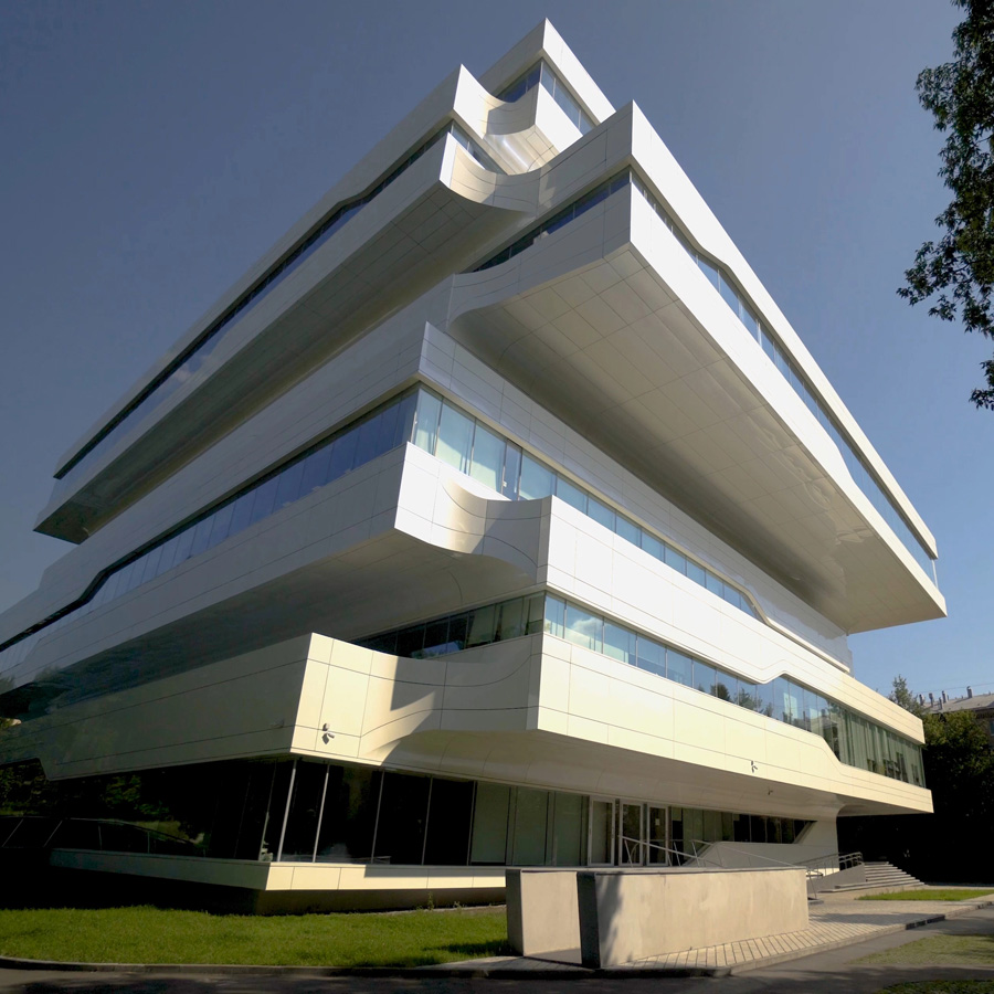 Creative Special-shaped Office Building Curtain Wall Project