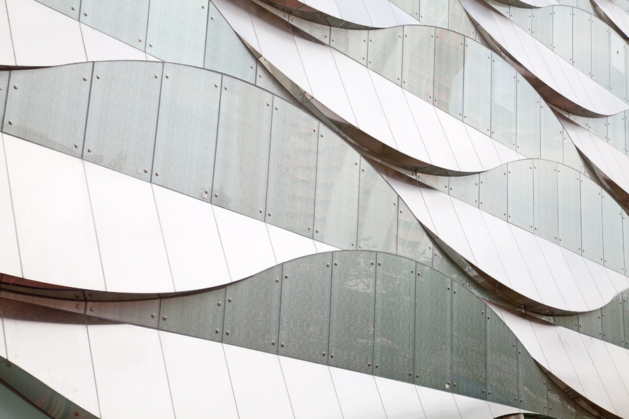 Double Curved Special Shaped Aluminum Panels