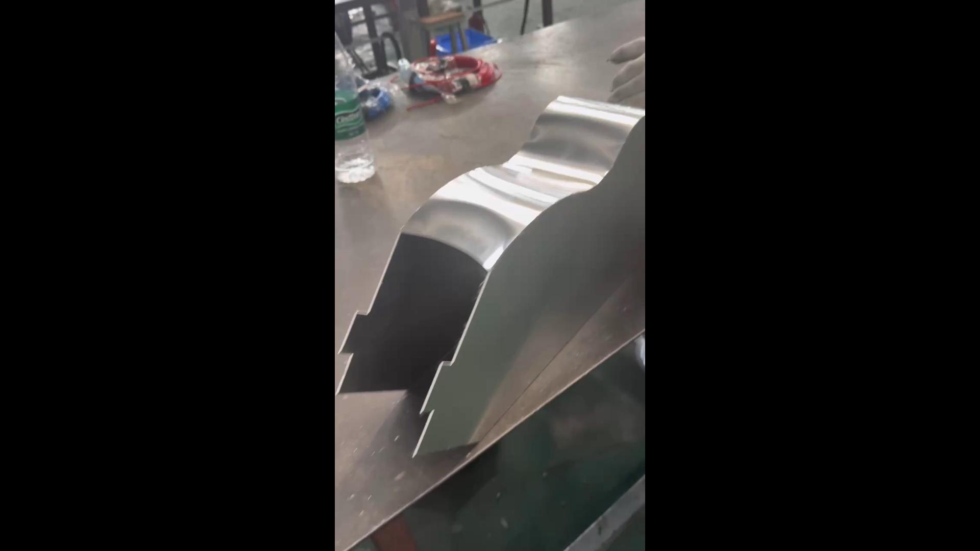 Special Shaped Aluminum Panel Curtain Wall Production Process