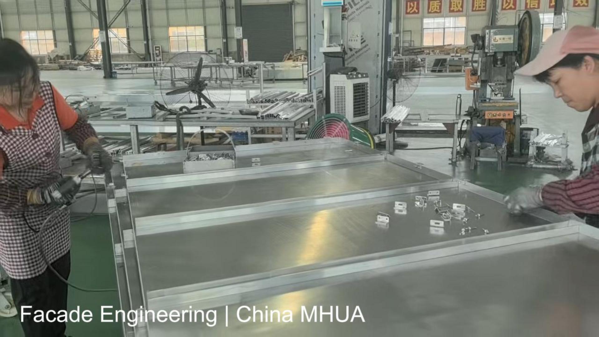 Fast & Precise Curtain Wall Panel Corner Bracket Installation | Workshop Efficiency